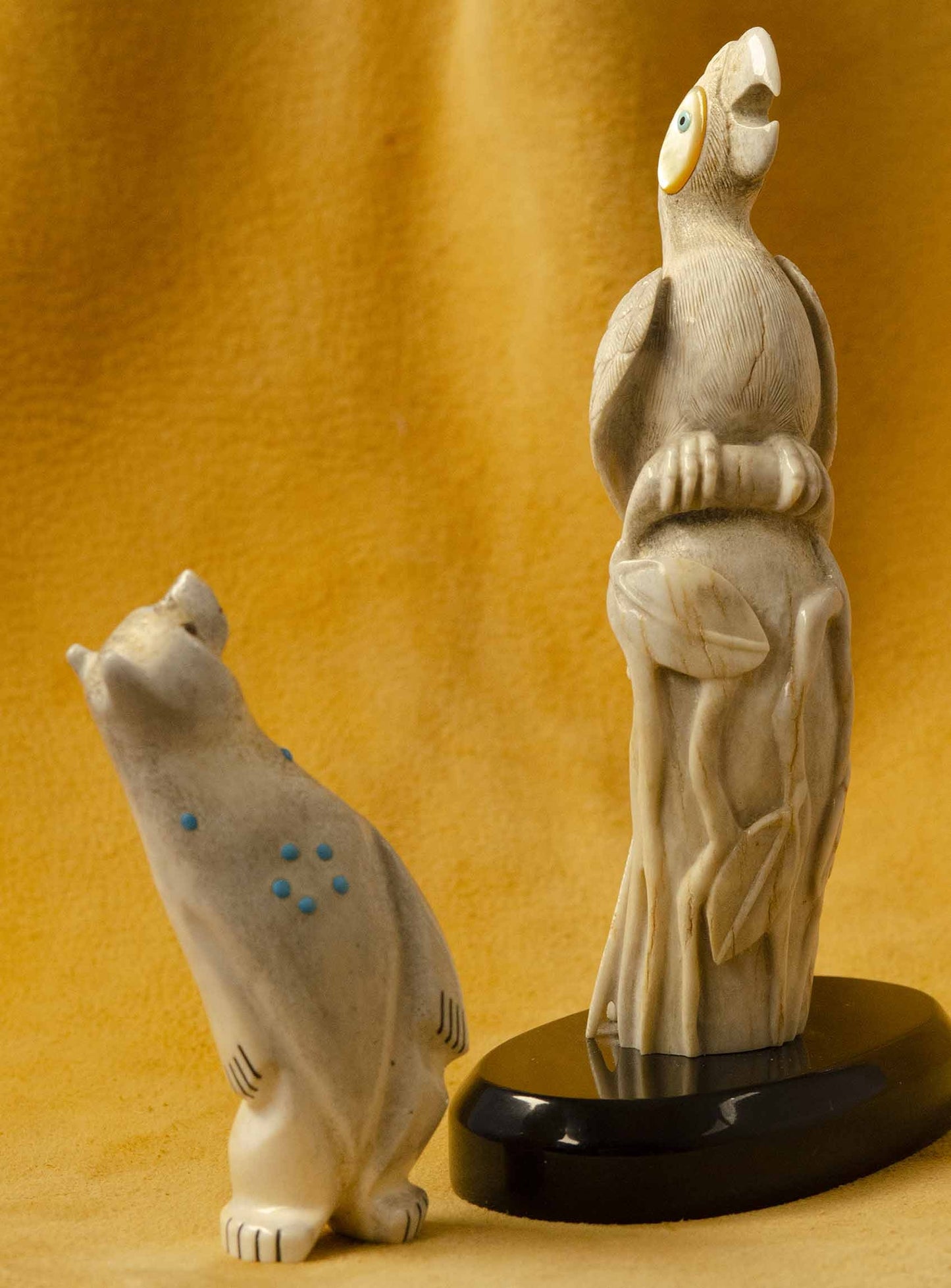 Gabe Sice, Zuni, Antelope Parrot Fetish Carving