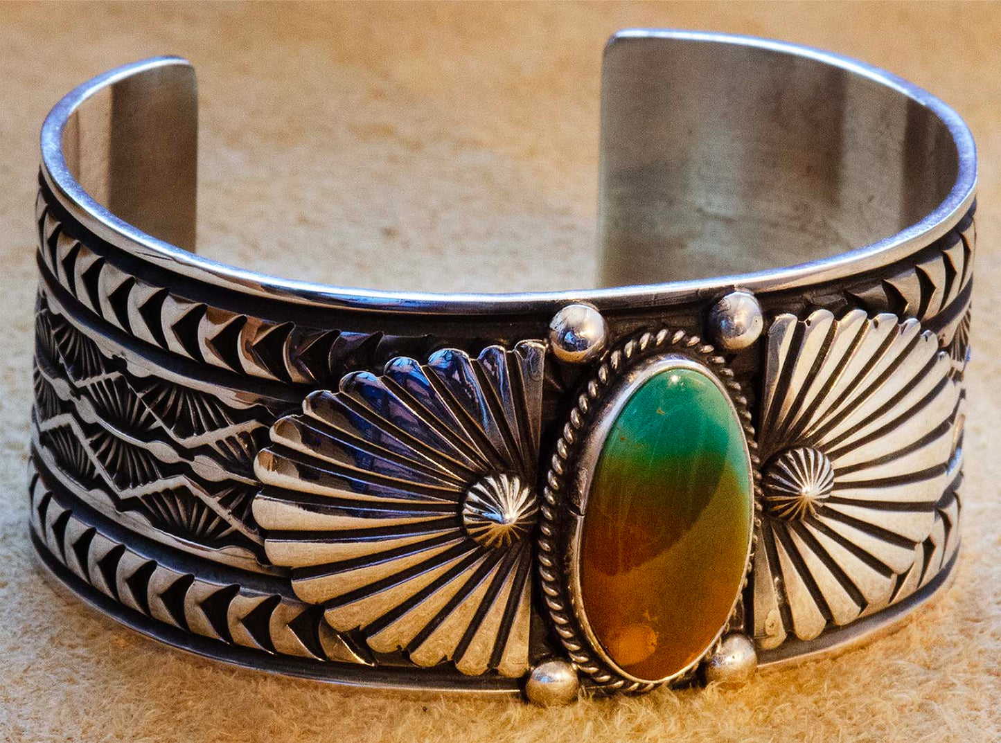 Sunshine Reeves, Eagle in Flight, Royston Turquoise Bracelet