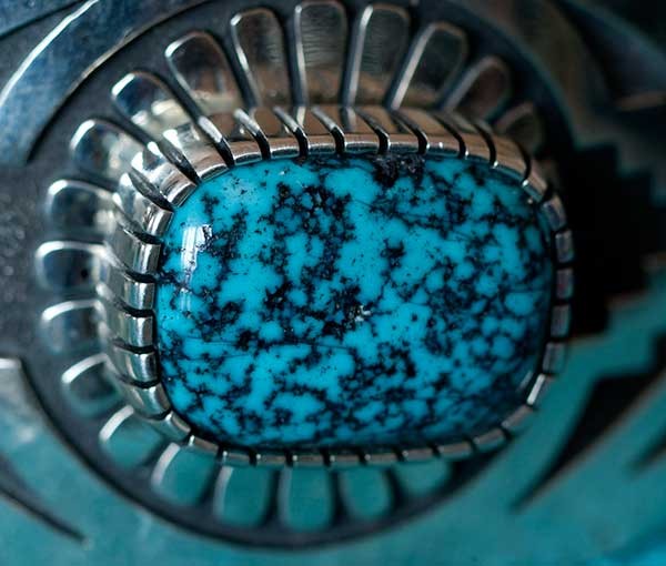 China Mountain Turquoise Native American Bracelet Jewelry Alton Bedonie