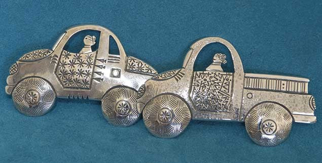 Norbert Peshlakai Silver Pins