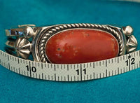 Albert Lee Silver Coral Bracelet