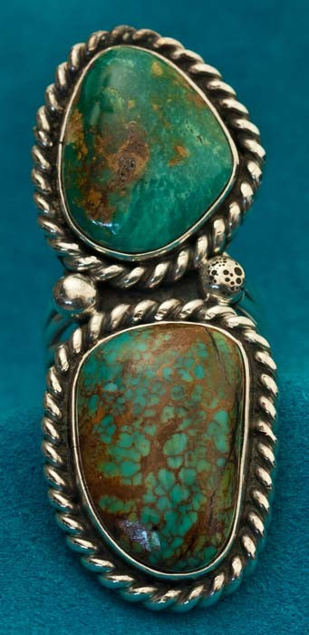 Albert Lee Royston Turquoise Silver Ring