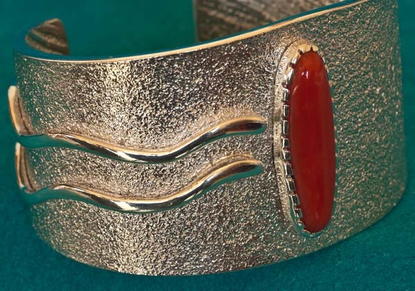 Red Coral Bracelet by Matthew White