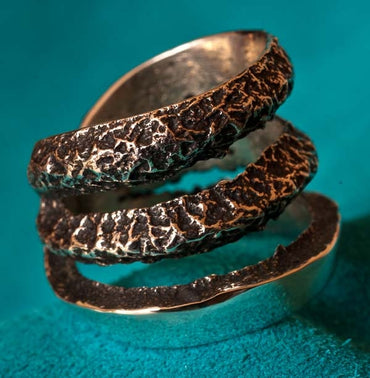 Charles Loloma Design Silver Ring by Matthew White