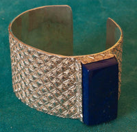 Native American Jewelry Silver Bracelet by Sam LaFontain