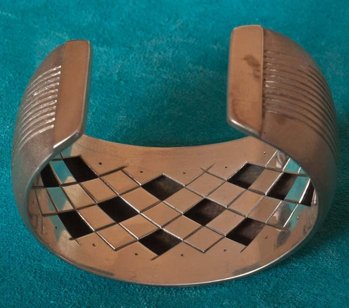 James Little Native American Silver Bracelet