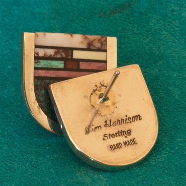 Navajo Jewelry Earrings by Jim Harrison
