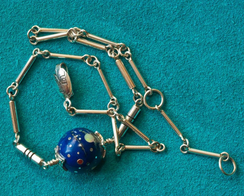 Lapis Silver Necklace Veronica Benally