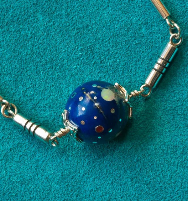 Lapis Silver Necklace Veronica Benally