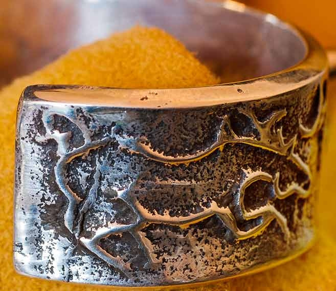 Lone Mountain Turquoise Bracelet, John Shopteese