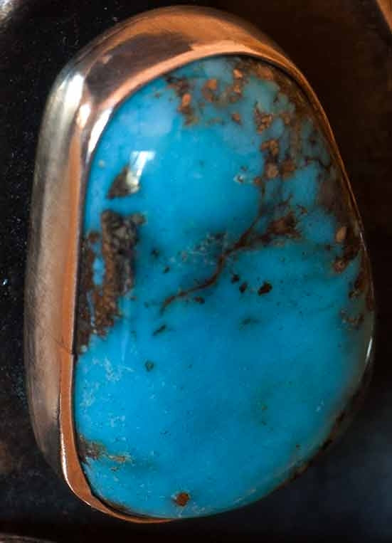 Aaron Anderson Morenci Turquoise Bracelet