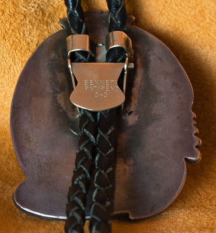 Augustine and Rosalie Pinto Mudhead Bolo Tie