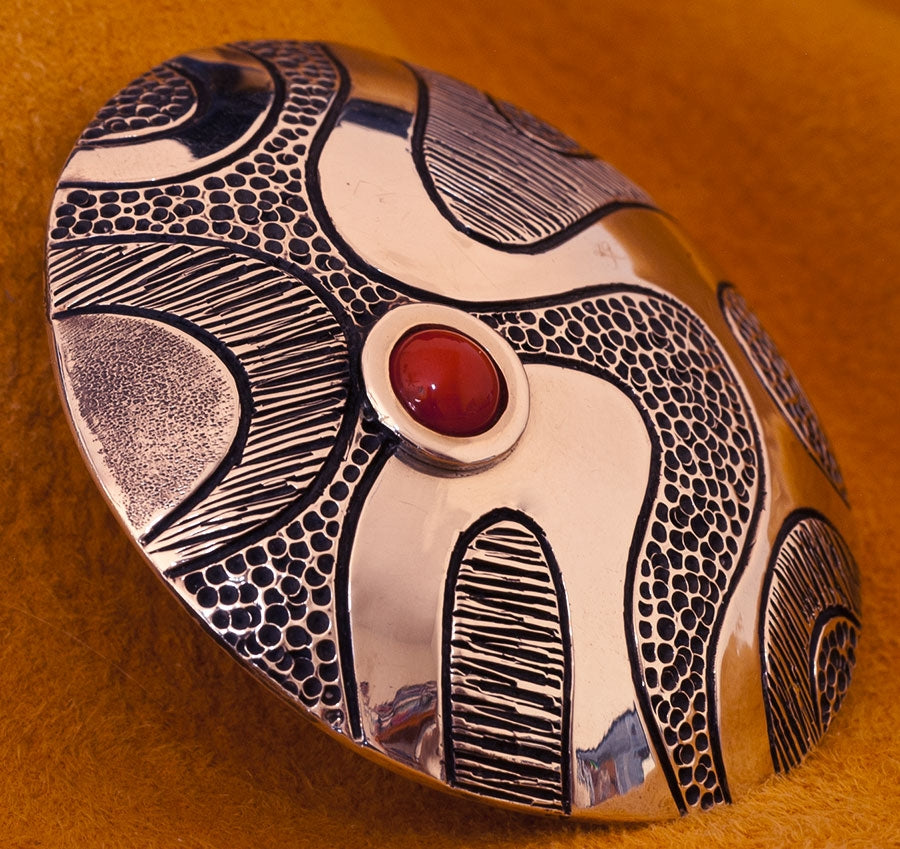 Handmade Kee Yazzie Belt Buckle