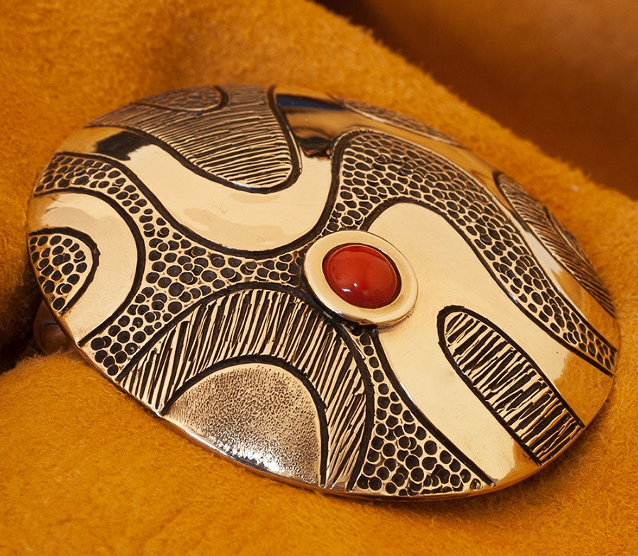 Handmade Kee Yazzie Belt Buckle