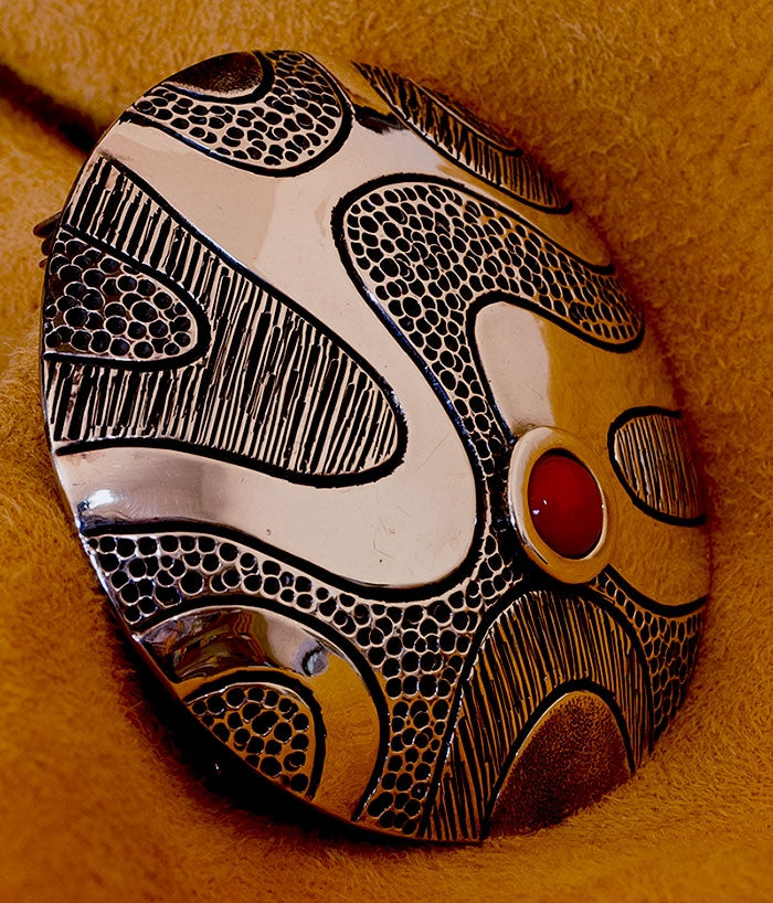 Handmade Kee Yazzie Belt Buckle