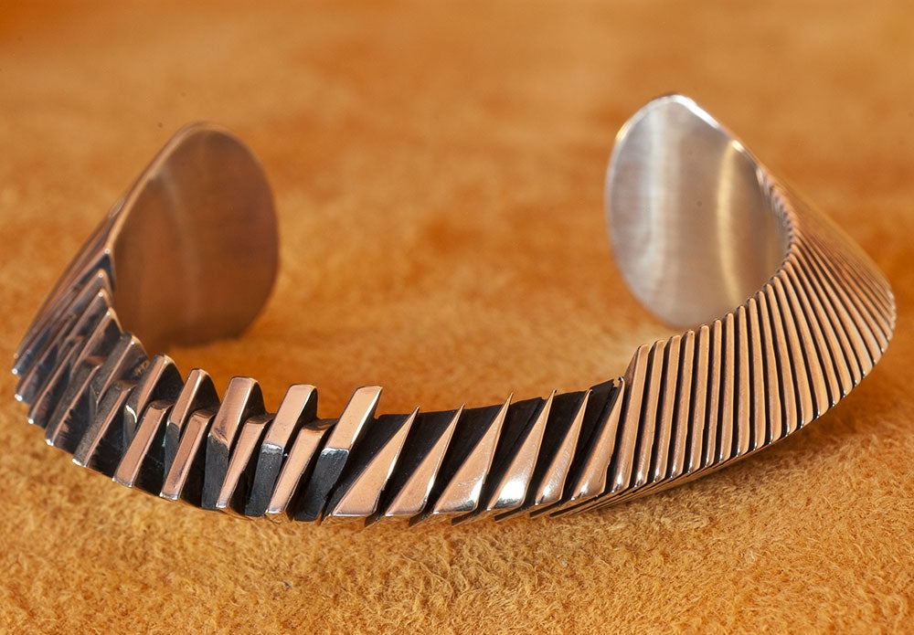 Sedona Indian Jewelry - Isaiah Ortiz Silver Bracelet
