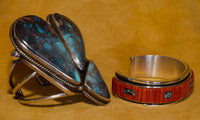 Mark Chee, Vintage Bisbee Turquoise Bracelet 