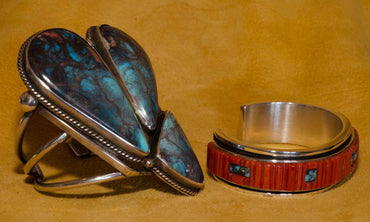 Mark Chee, Vintage Bisbee Turquoise Bracelet