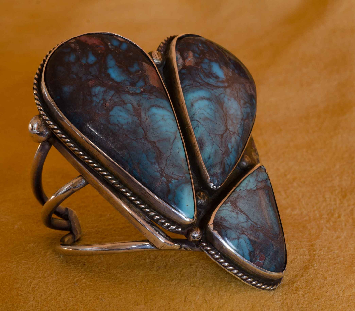 Mark Chee, Vintage Bisbee Turquoise Bracelet 