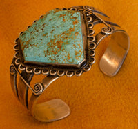 Vintage Number Eight Turquoise Bracelet