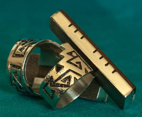 Native American Gemstone Ring Jewelry by Richard Tsosie
