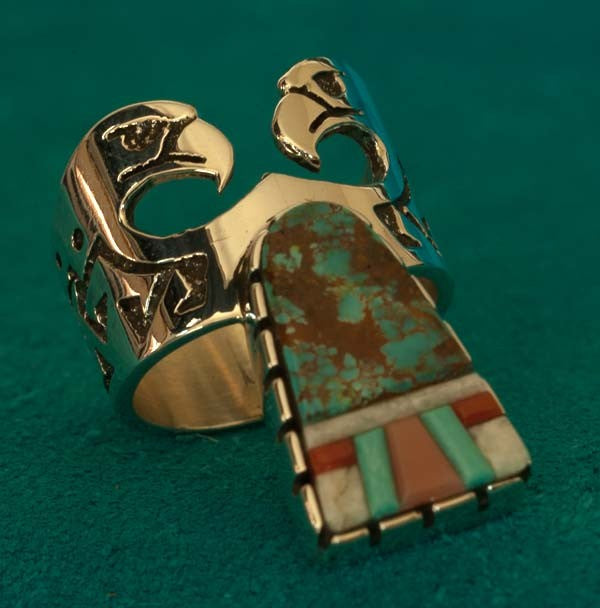 Turquoise Ring Jewelry by Richard Tsosie