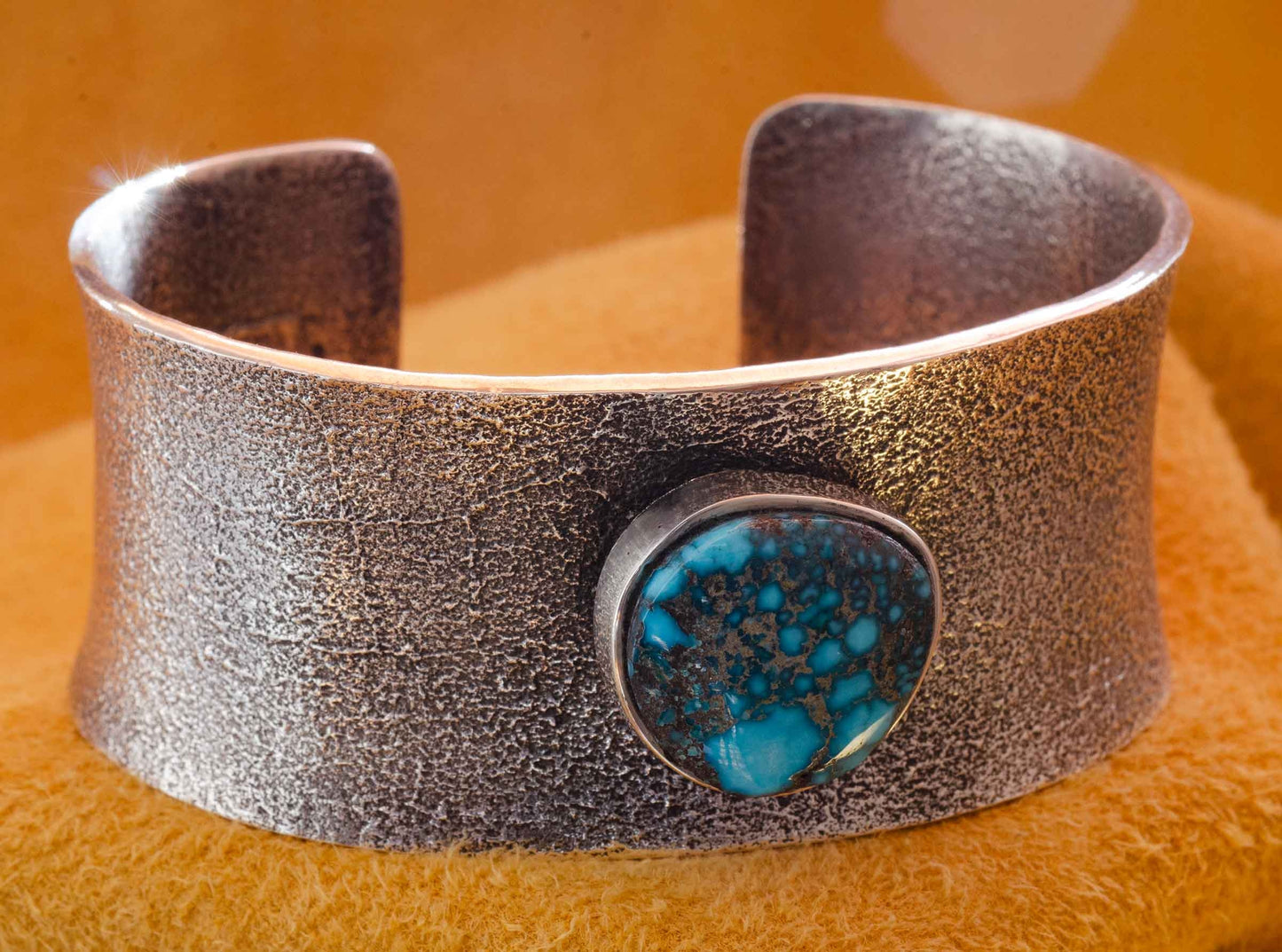 Gerald Lomaventema Lone Mountain Turquoise Bracelet