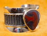 Australian Jasper Silver Bracelet Al Joe