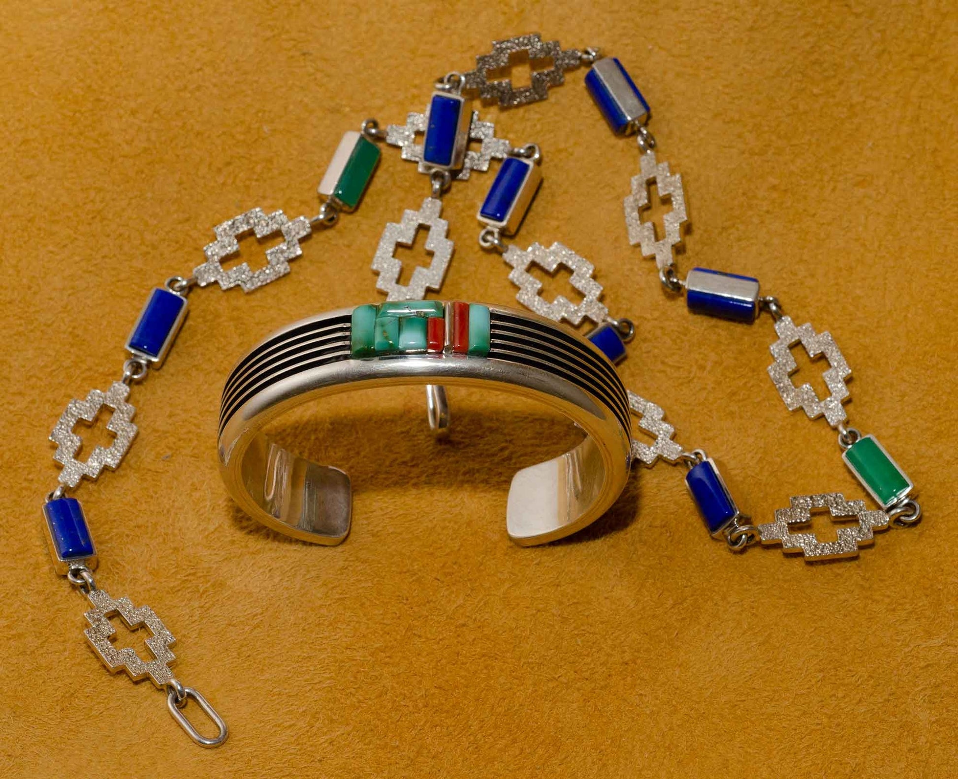 Turquoise Bracelet handmade by Al Joe