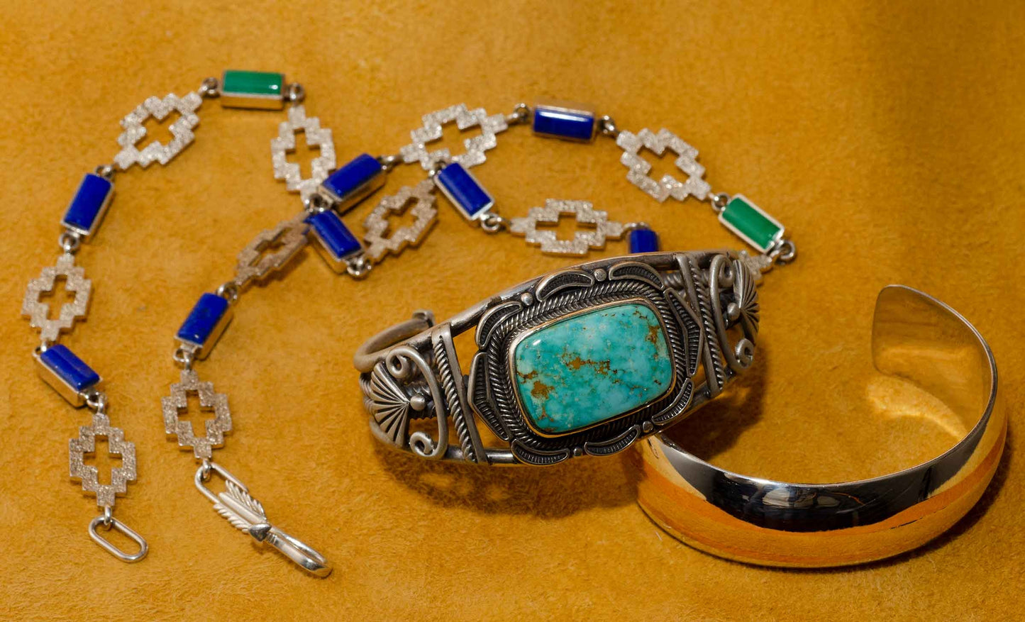 Easter Blue Turquoise Bracelet by Al Joe