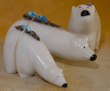 Delvin Leekya - Alabaster White Bear Family