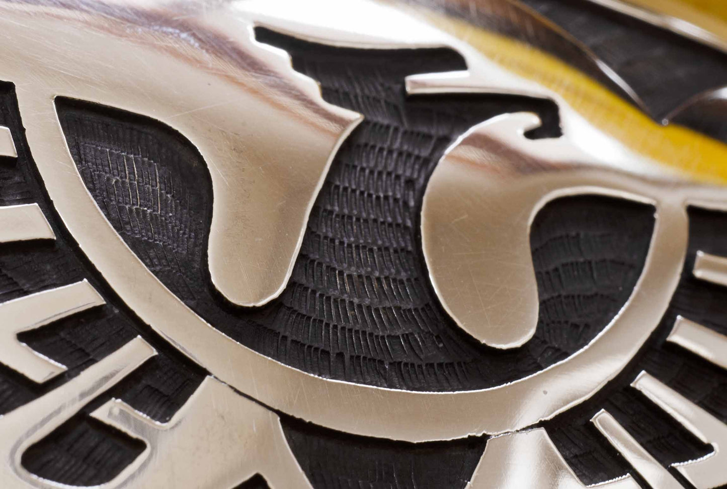 Berna and Anderson Koinva, Silver Eagle Belt Buckle