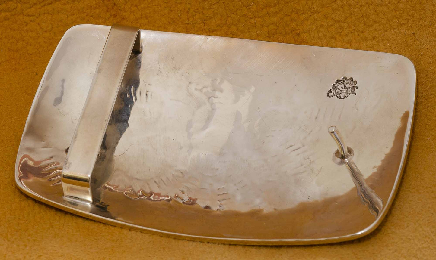 Berna and Anderson Koinva, Silver Eagle Belt Buckle