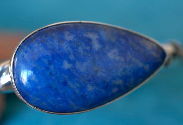 Albert Lee Silver and Lapis Bracelet