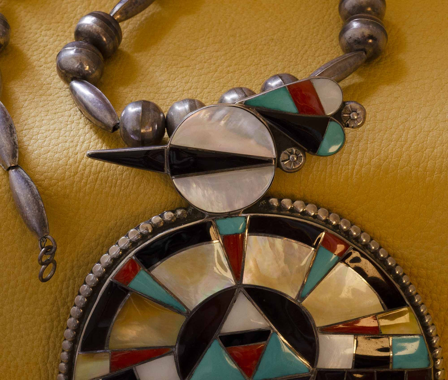 Ceremonial Zuni Eagle Pendant / Pin