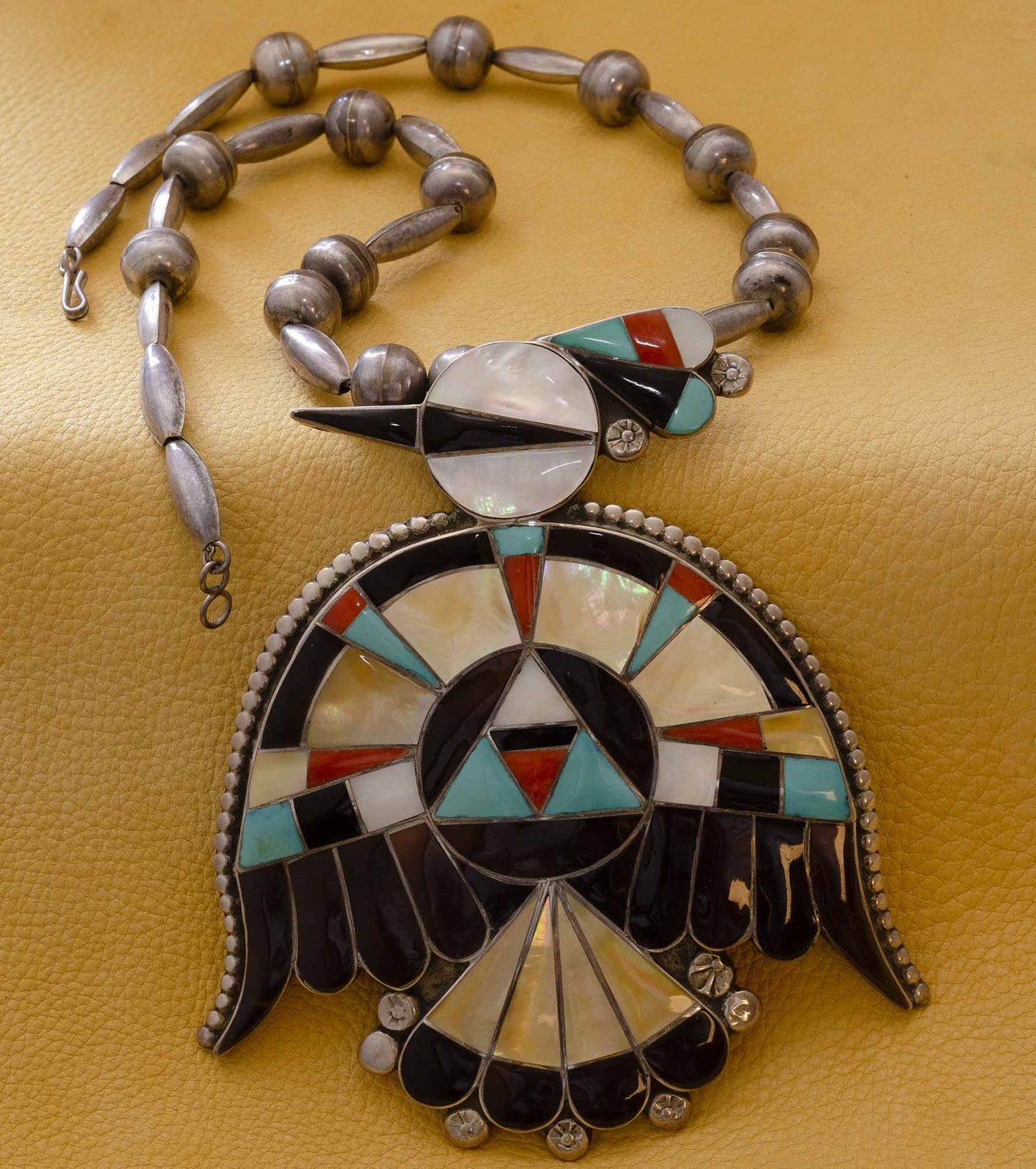 Ceremonial Zuni Eagle Pendant / Pin