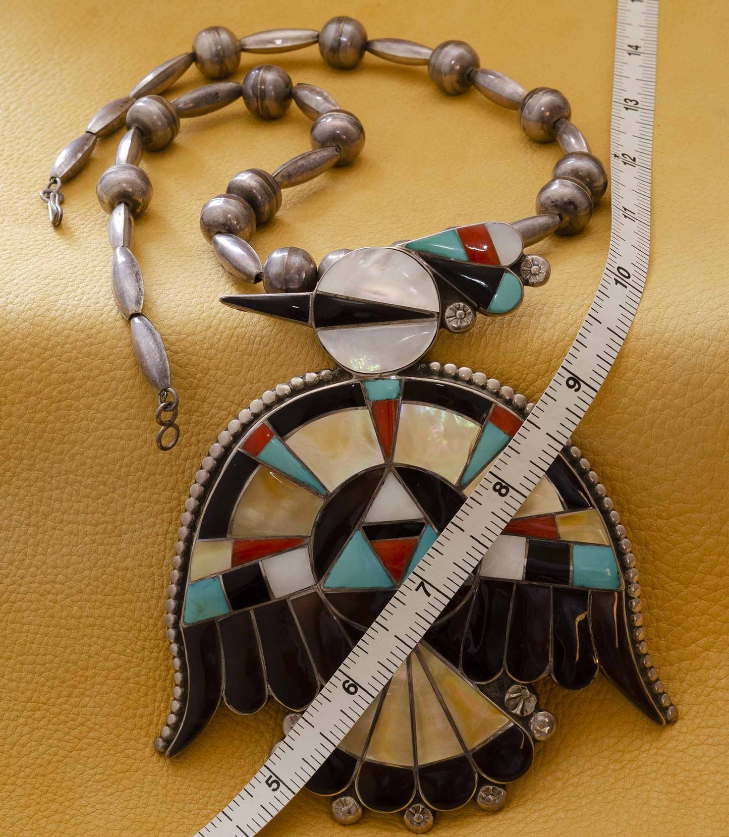 Ceremonial Zuni Eagle Pendant / Pin
