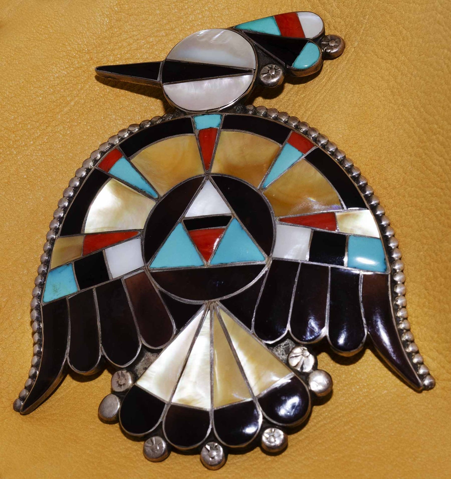 Ceremonial Zuni Eagle Pendant / Pin