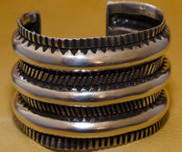 Repousse Silver Bracelet Ernie Lister
