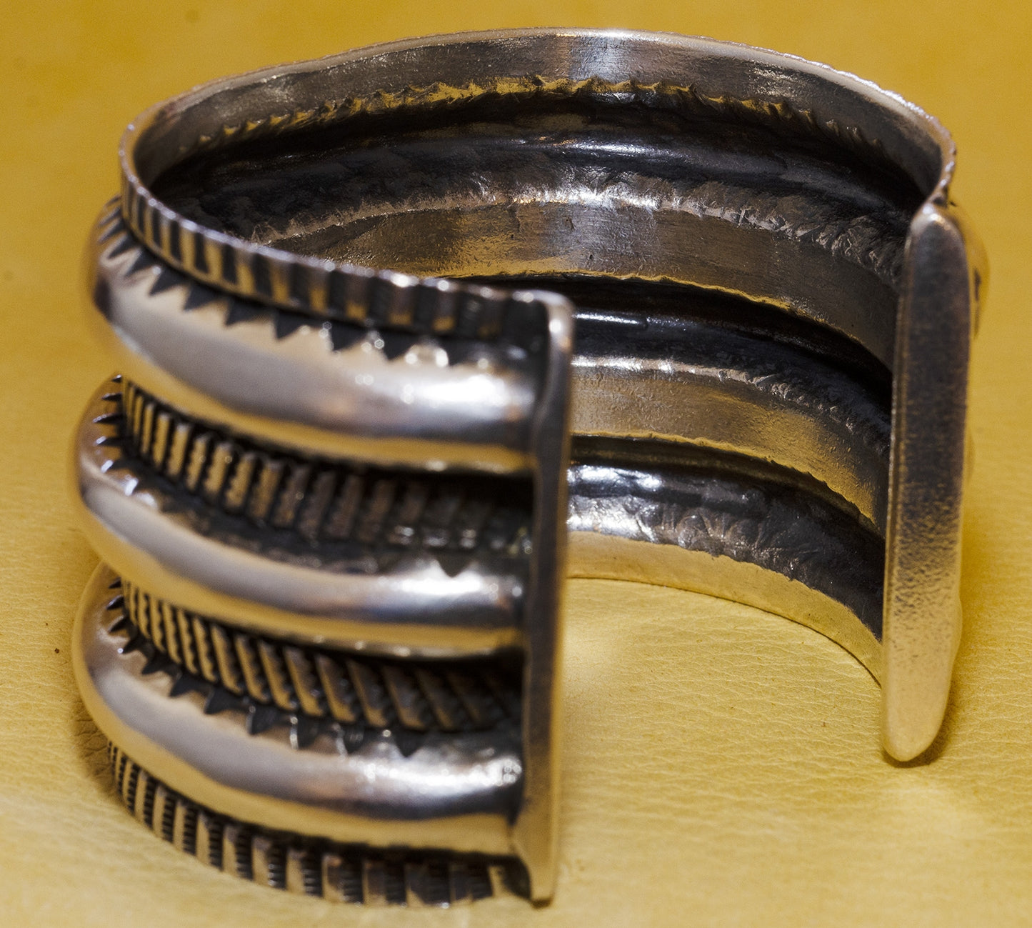 Repousse Silver Bracelet Ernie Lister