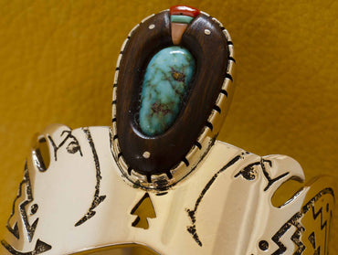 Turquoise Bracelet Handmade by Richard Tsosie