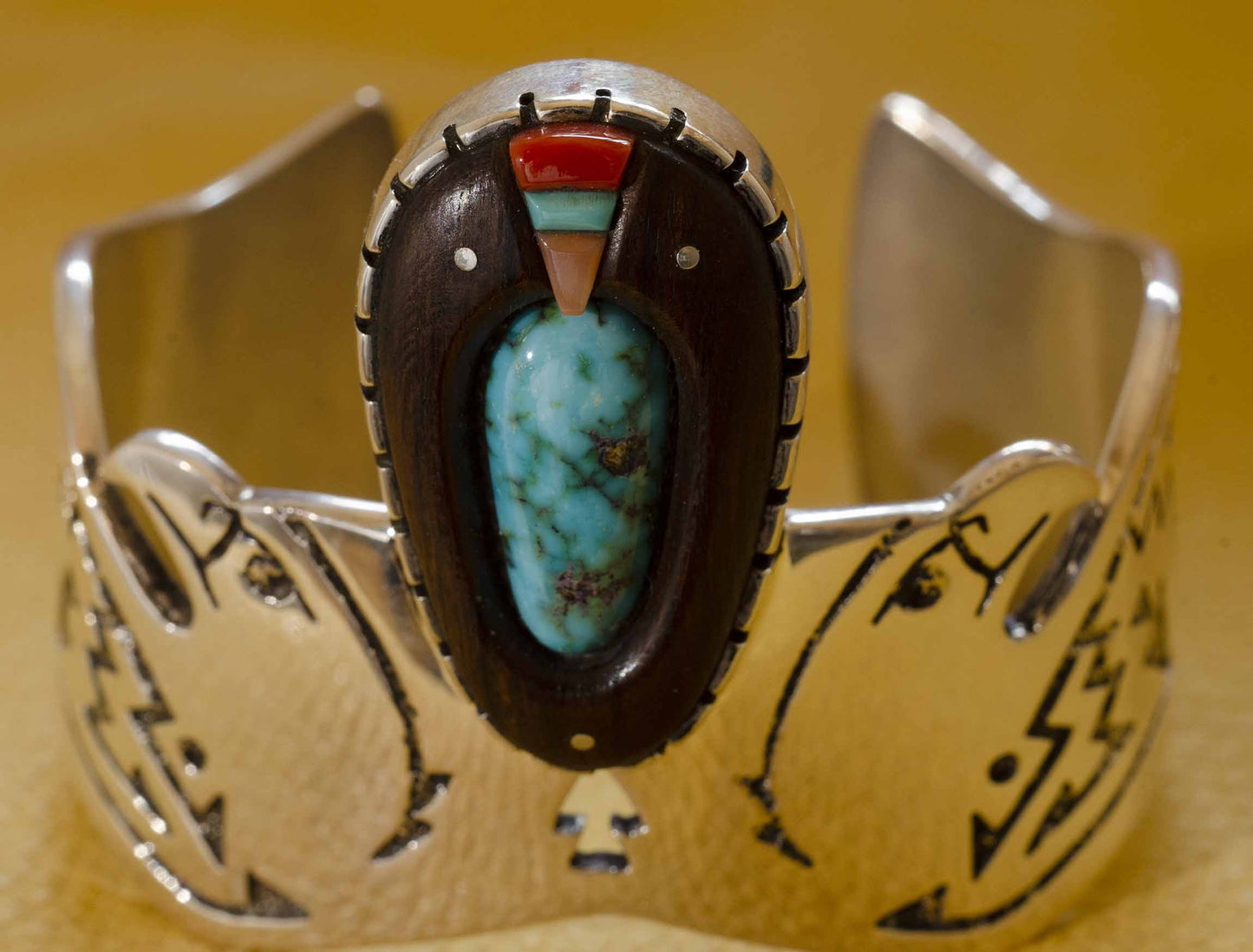 Turquoise Bracelet Handmade by Richard Tsosie
