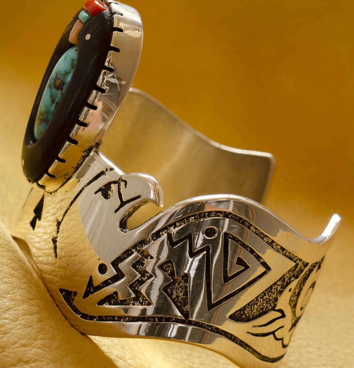 Turquoise Bracelet Handmade by Richard Tsosie