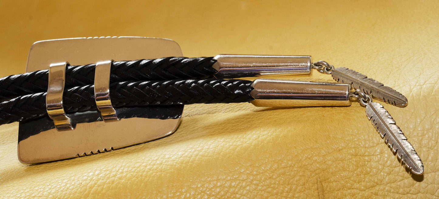 Kokopelli Bolo Tie by Boyd Tsosie
