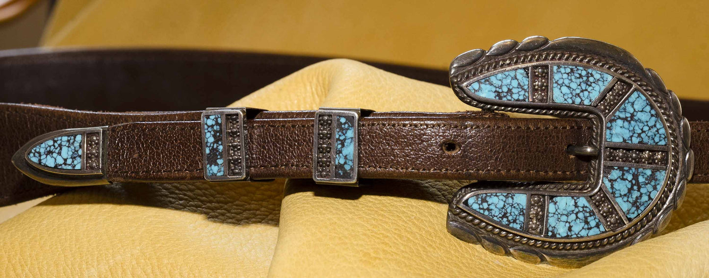 Rare Turquoise Belt Buckle