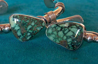 Turquoise and silver Bracelet jewelry by Albert Lee