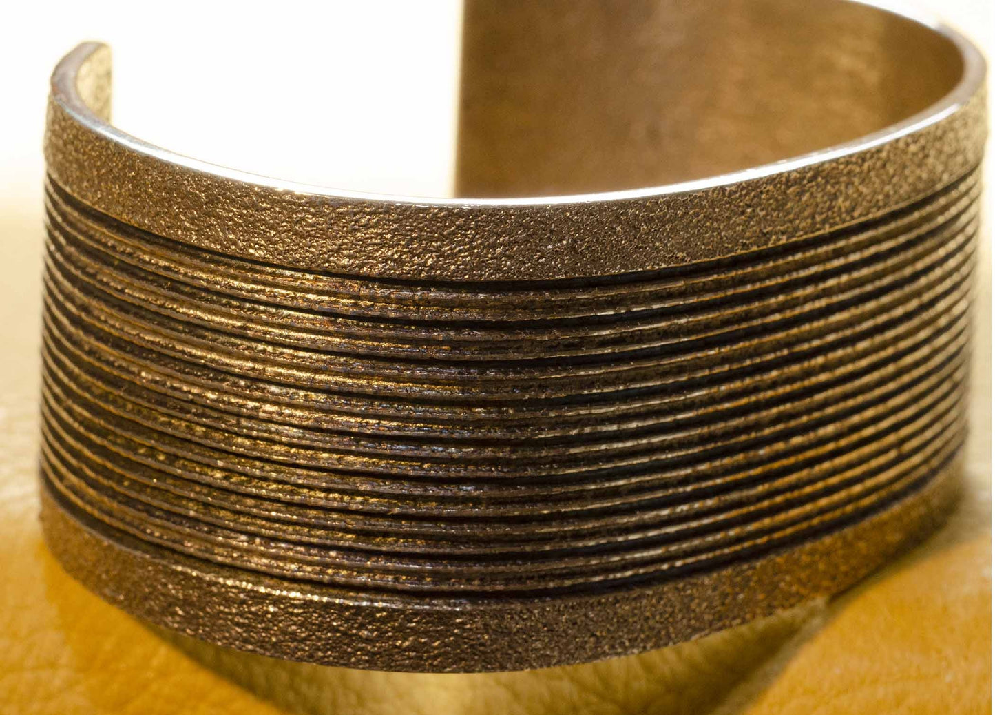 Boyd Tsosie Silver Tufa Cast Bracelet