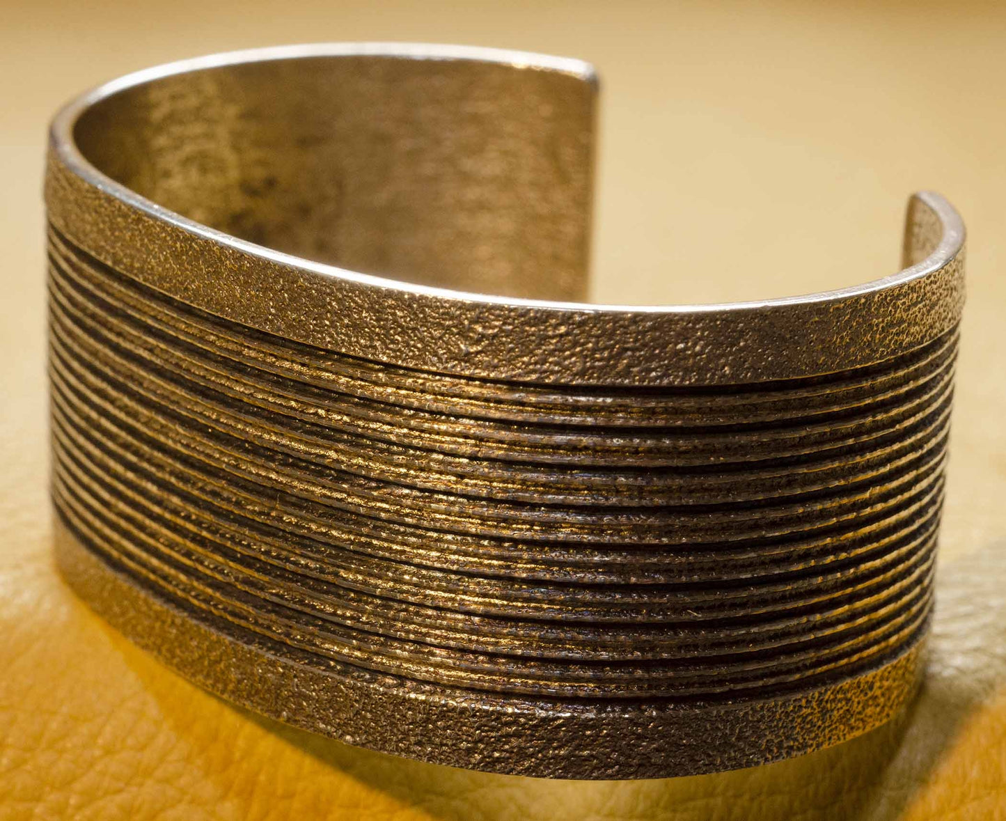 Boyd Tsosie Silver Tufa Cast Bracelet