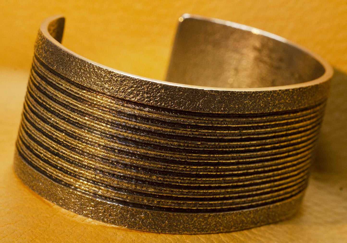 Boyd Tsosie Silver Tufa Cast Bracelet