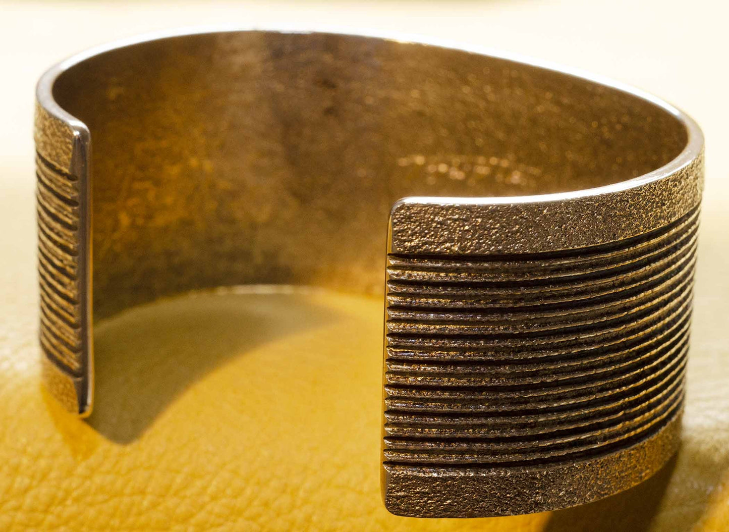 Boyd Tsosie Silver Tufa Cast Bracelet